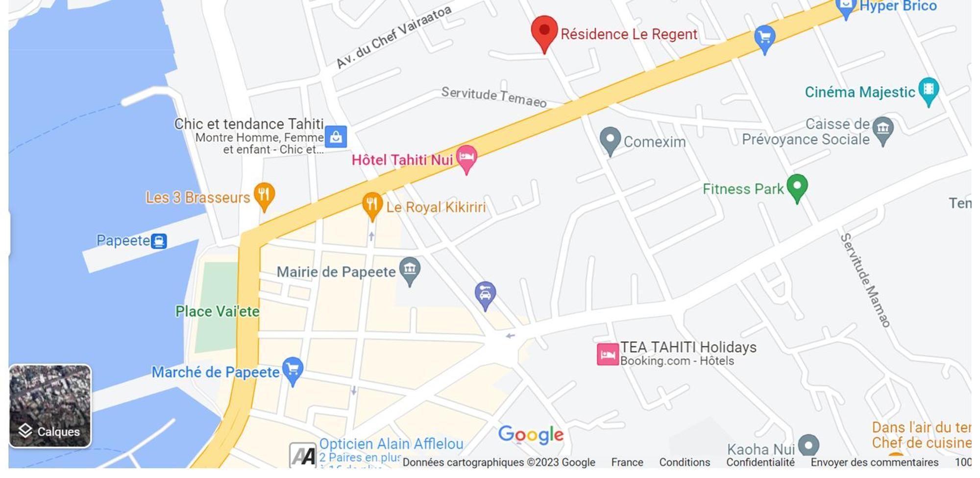 Regent 3E Etage Papeete Apartman Papeete  Kültér fotó